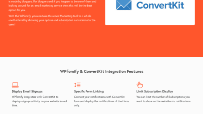 WPFomify ConvertKit Add-On破解版下载