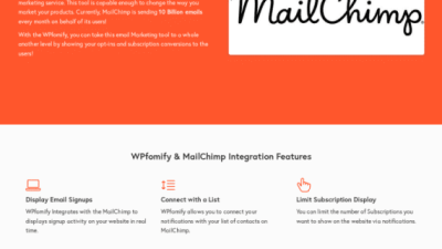 WPFomify Mailchimp Add-On破解版下载
