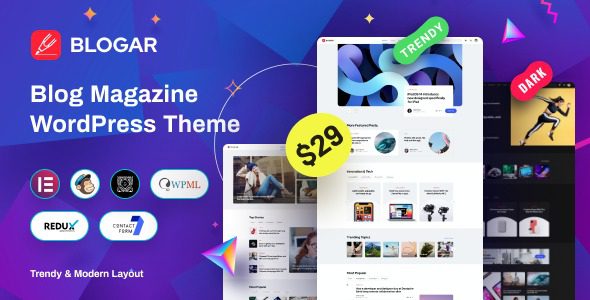 Blogar-Blog-WordPress-Theme-Nulled-Download