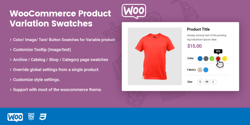 WooCommerce Attribute Images & Variation Swatches v.1.3.1