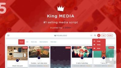 v5.2 – King Media – Viral Video Magazine News Script Free Download
