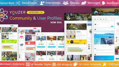 Youzify (formerly Youzer) v3.3.0 Download – BuddyPress Community & WordPress User Profile Plugin