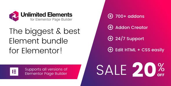 Elementor Page Builder（Premium）的无限元素无效下载
