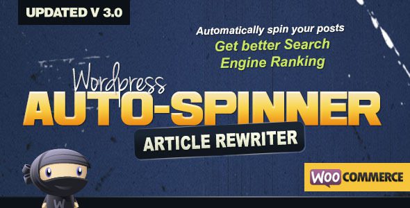 WordPress Auto Spinner 文章自动手动伪原创插件破解版免费下载