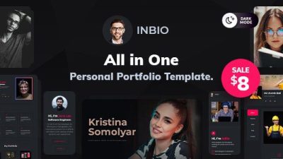 InBio – One Page Personal Portfolio Template v1.0.6 Download