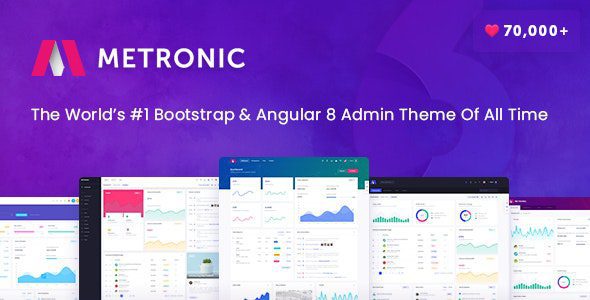 Metronic Nulled - 响应式管理仪表板模板下载