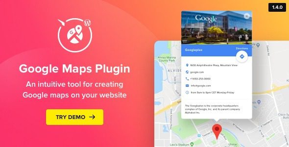 WP Google Maps – Map Plugin for WordPress v.2.4.2