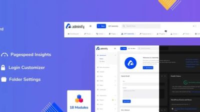 WP Adminify Nulled Powerhouse Toolkit for WordPress Dashboard Download