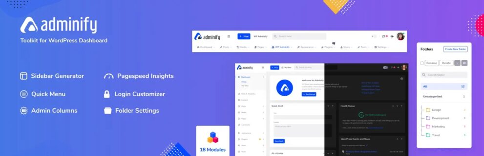 WP Adminify Nulled Powerhouse Toolkit for WordPress Dashboard Download