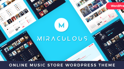 Miraculous v.1.1.7 – Online Music Store WordPress Theme