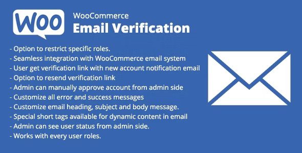 WooCommerce Email Verification v.1.9