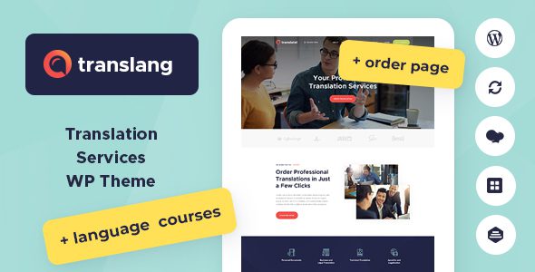 Translang v1.1.7.1 Translation Services & Language Courses WordPress Theme