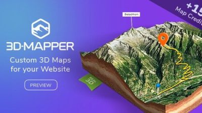 3D Map WordPress Plugin – 3D-Mapper v.1.0