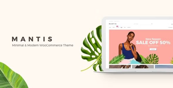 Mantis - Minimal & Modern WooCommerce Theme Nulled