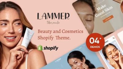 Lammer Nulled Beauty and Cosmetics Shopify Theme Download