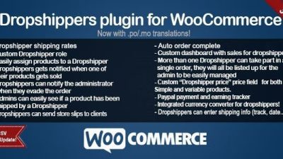 [3.0.14] WooCommerce Dropshippers