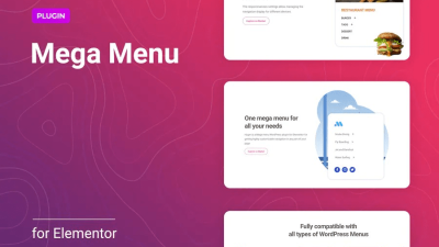 Huger v1.0.9 – Mega Menu for Elementor