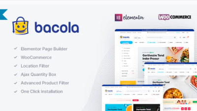 Bacola Grocery Store and Food eCommerce Theme v1.1.5
