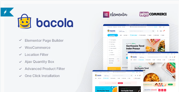 Bacola Grocery Store and Food eCommerce Theme v1.1.5