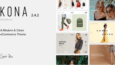 Kona v.2.9.41 – Modern & Clean eCommerce WordPress Theme