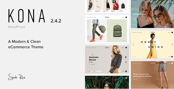 Kona v.2.9.41 – Modern & Clean eCommerce WordPress Theme