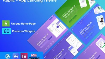 Applic Nulled - App Landing WordPress 主题下载