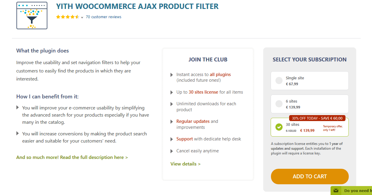 YITH WooCommerce Ajax Product Filter破解版下载