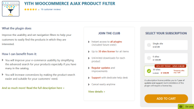 YITH WooCommerce Ajax Product Filter破解版下载