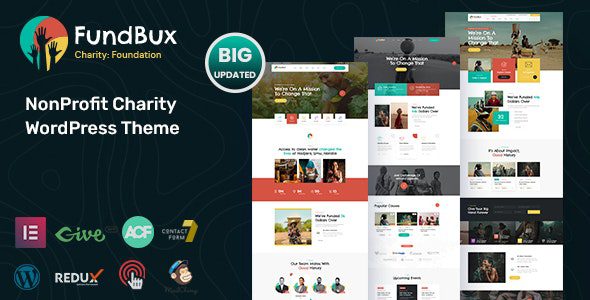 Fundbux v1.5.0 – Charity & Fundraise WordPress Theme