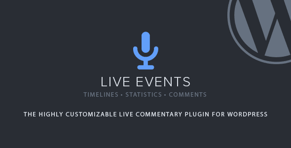Live Events WordPress Plugin v.1.2.7