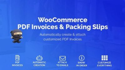 WooCommerce PDF Invoices & Packing Slips GPL v1.4.8 & v1.2.8 [WeLaunch.io]