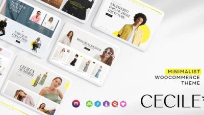 Cecile Nulled Minimalist WooCommerce 主题下载