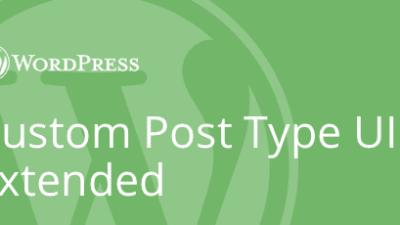 Custom Post Type UI Extended v1.8.1