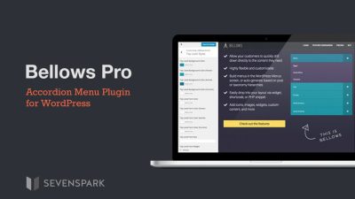 Bellows Pro WP Accordion Menu from the makers of UberMenu (Seven Spark) v1.3