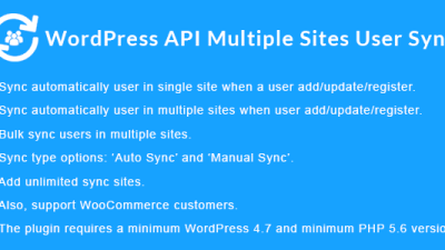 v.1.5.1 – WordPress API Multiple Sites User Sync