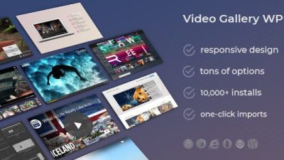 v12.22 DSZ Video Gallery WordPress Plugin/w YouTube, Vimeo, Facebook pages