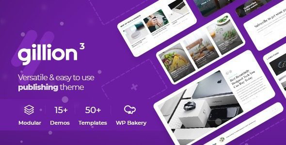 Gillion v4.3.1 – Multi-Concept Magazine, News, Review WordPress Theme