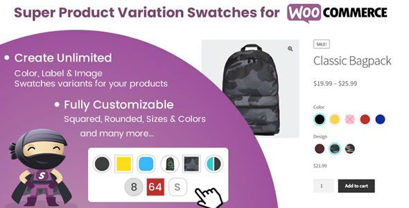 Super Product Variation Swatches v.2.1 for WooCommerce