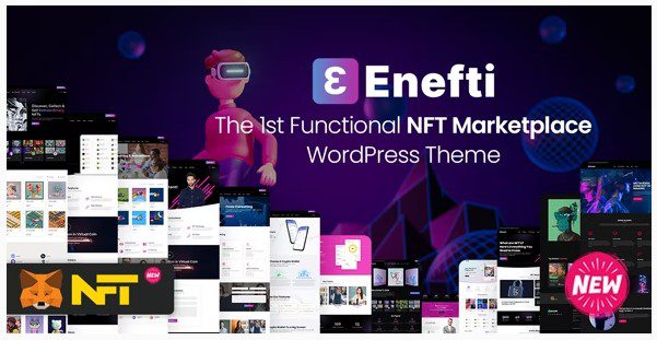 Enefti - NFT Marketplace Theme Nulled