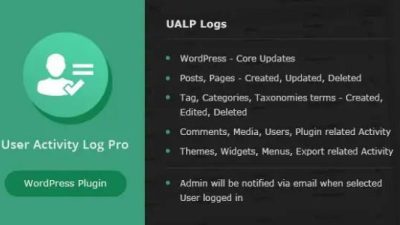 User Activity Log PRO for WordPress v2.2