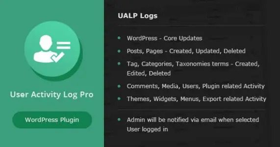 User Activity Log PRO for WordPress v2.2