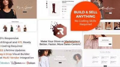 Rigid v6.0.1 WooCommerce Theme for WCFM Multi Vendor Marketplaces and single shops
