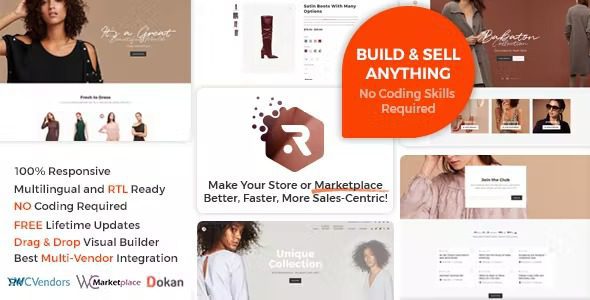 Rigid v6.0.1 WooCommerce Theme for WCFM Multi Vendor Marketplaces and single shops