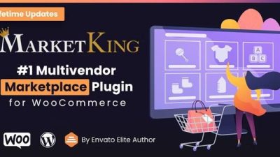 用于 WooCommerce 免费下载的 MarketKing Nulled Ultimate Multi Vendor Marketplace 插件