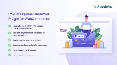 WooCommerce 的 PayPal Express Checkout 支付网关 无效 webtoffee 免费下载