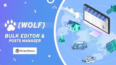 WOLF Nulled WordPress Posts Bulk Editor and Manager Professional 免费下载