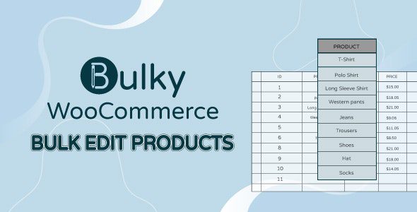 Bulky v1.2.0 – WooCommerce Bulk Edit Products, Orders, Coupons