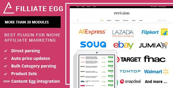 [Activated*] Affiliate Egg Pro v10.3.8 Niche Affiliate Marketing WordPress Plugin