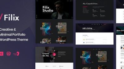 Filix v1.2.11 – Creative Minimal Portfolio WordPress Theme