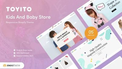 Toyito Nulled Kids And Baby Store Shopify 主题免费下载